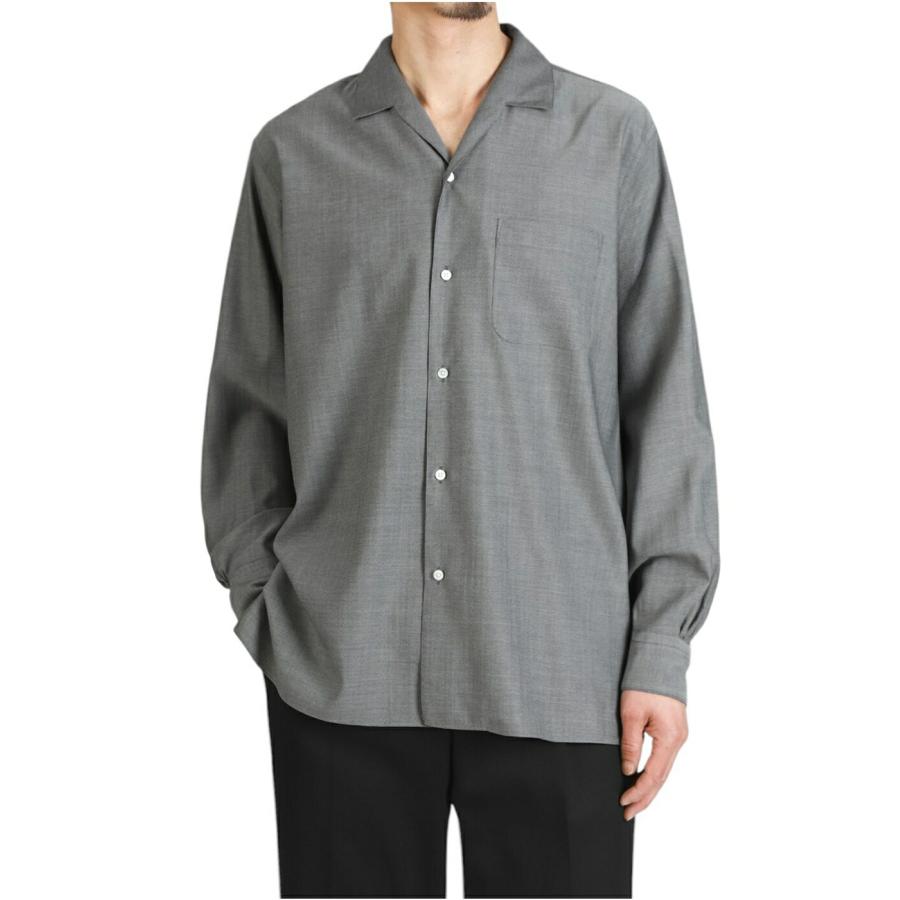 markaware（マーカウェア） ： ITALIAN OPEN COLLAR SHIRT