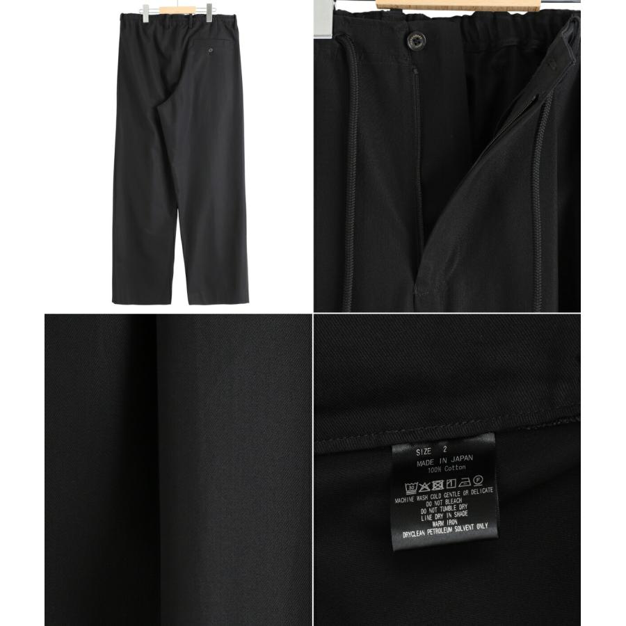 markaware（マーカウェア） ： DOUBLE PLEATED EASY TROUSERS ORGANIC