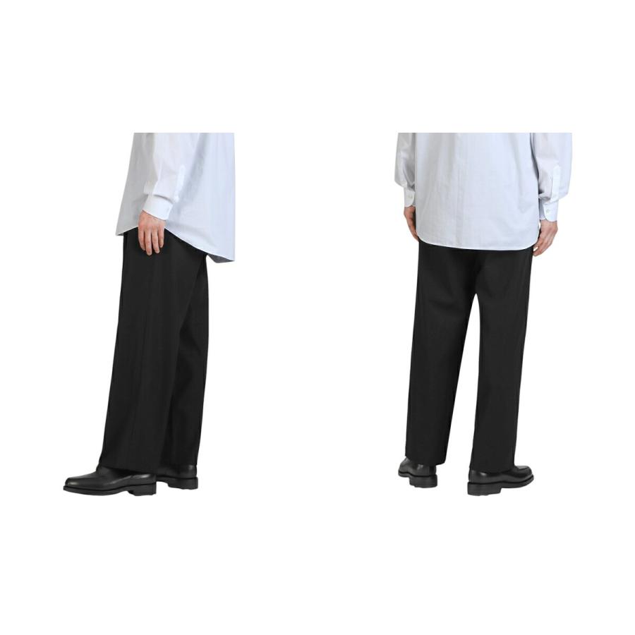 markaware（マーカウェア） ： DOUBLE PLEATED EASY TROUSERS ORGANIC