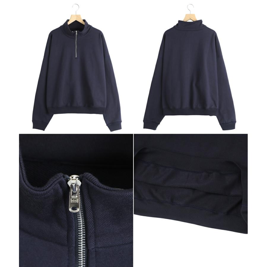 markaware（マーカウェア） ： SHORT QUARTER ZIP PULL OVER
