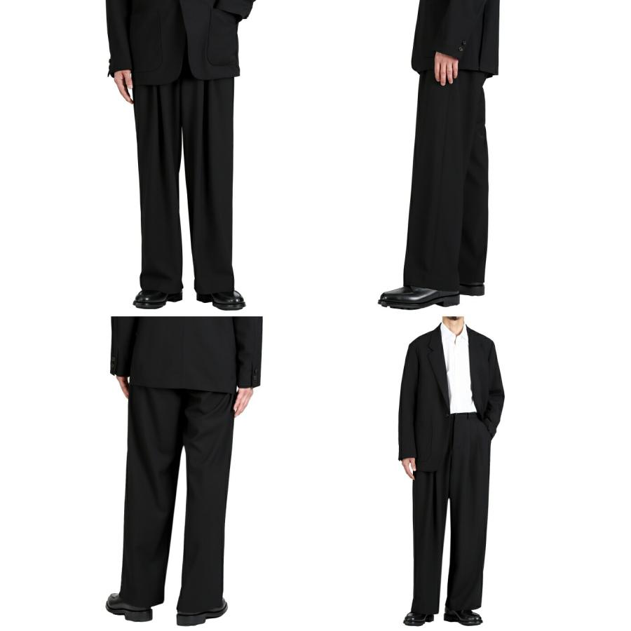 markaware（マーカウェア） ： TRIPLE PLEATED WIDE TROUSERS