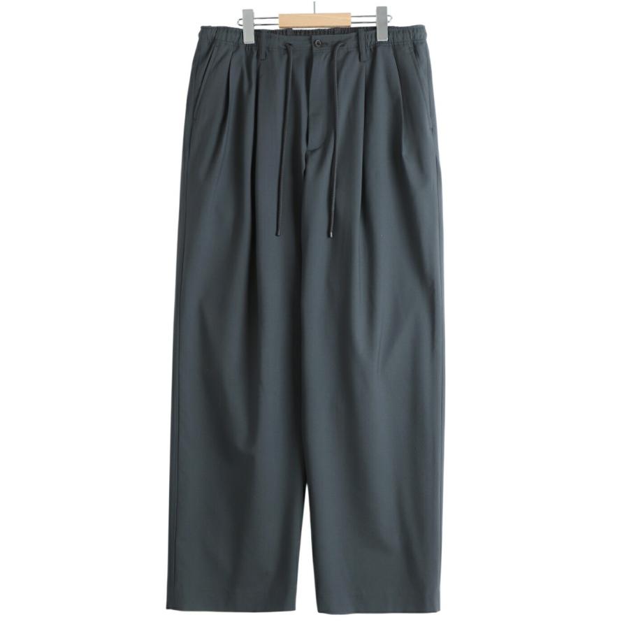 markaware（マーカウェア） ： DOUBLE PLEATED EASY TROUSERS -ORGANIC