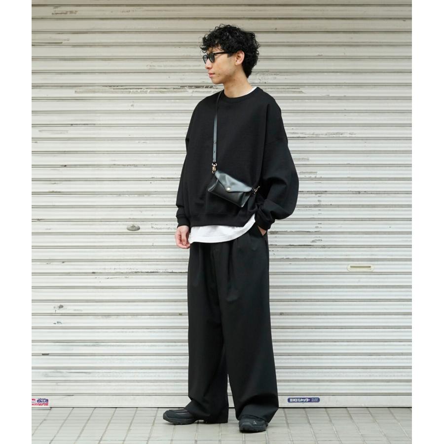 markaware（マーカウェア） ： TRIPLE PLEATED WIDE TROUSERS -ORGANIC