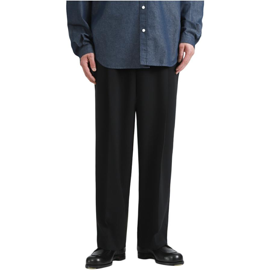 markaware（マーカウェア） ： DOUBLE PLEATED TROUSERS -ORGANIC WOOL