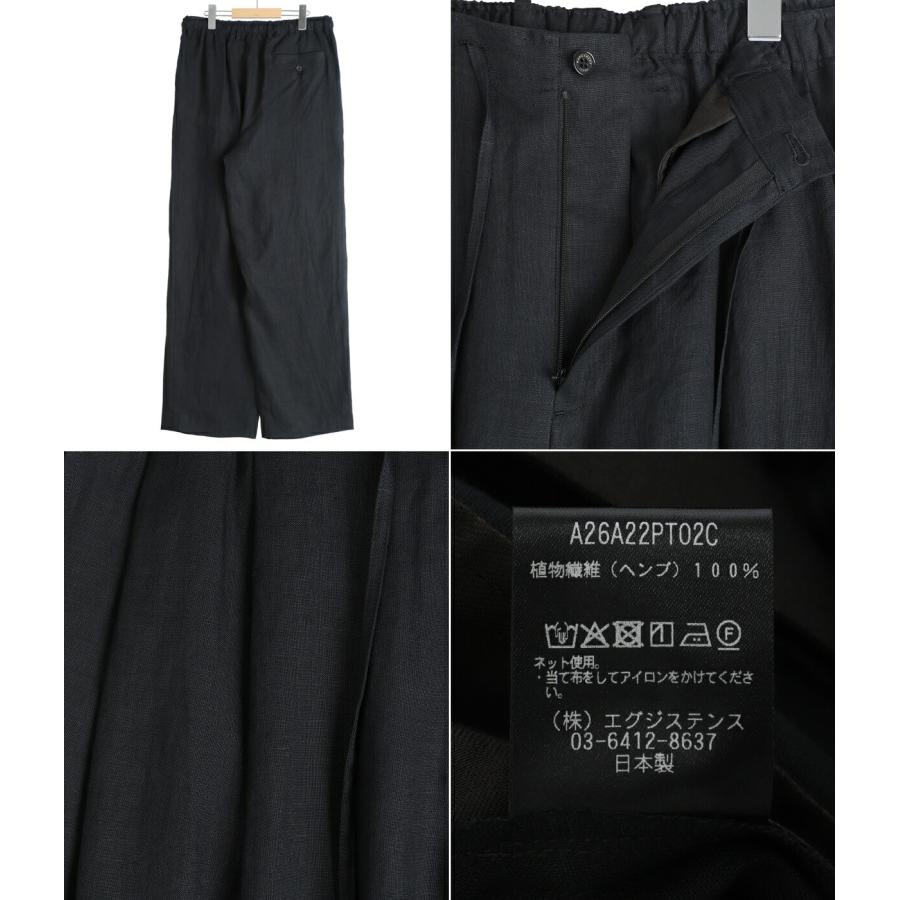 MARKAWARE / マーカウェア ： DOUBLE PLEATED EASY TROUSERS -HEMP SHIRTING- ： A26A22PT02Cの画像