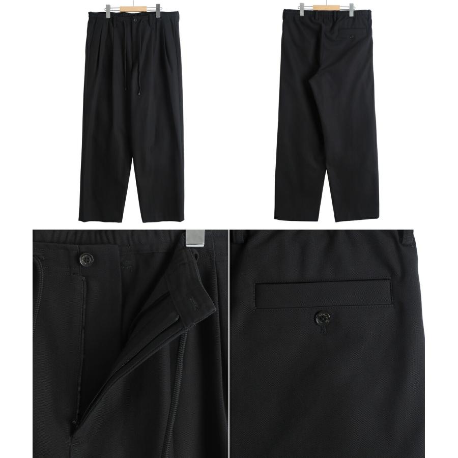 markaware（マーカウェア） ： DOUBLE PLEATED EASY TROUSERS ORGANIC