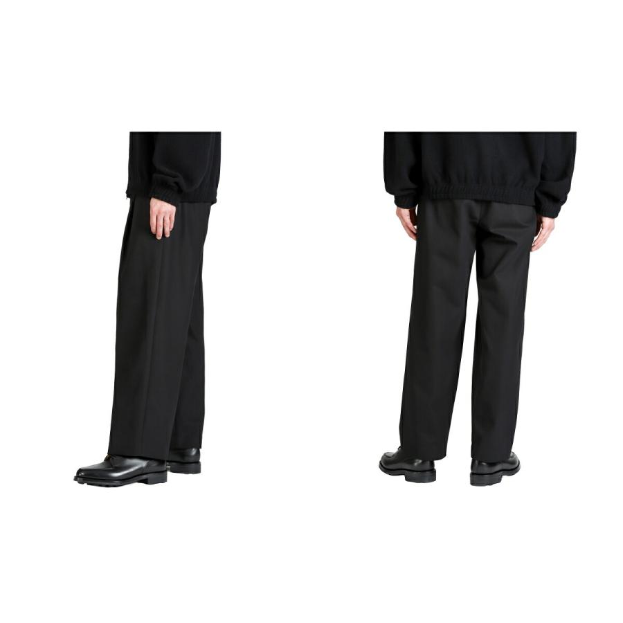 markaware（マーカウェア） ： DOUBLE PLEATED EASY TROUSERS ORGANIC