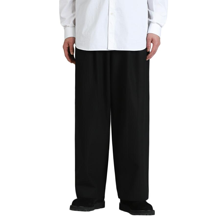 markaware（マーカウェア） ： TRIPLE PLEATED WIDE TROUSERS ORGANIC