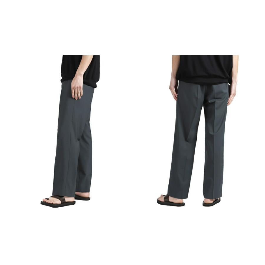 MARKAWARE / マーカウェア ： ONE TUCK TAPERED EASY PANTS -ORGANIC WOOL 2/80 TROPICAL- / 全2色 ： A26B04PT01Cの画像