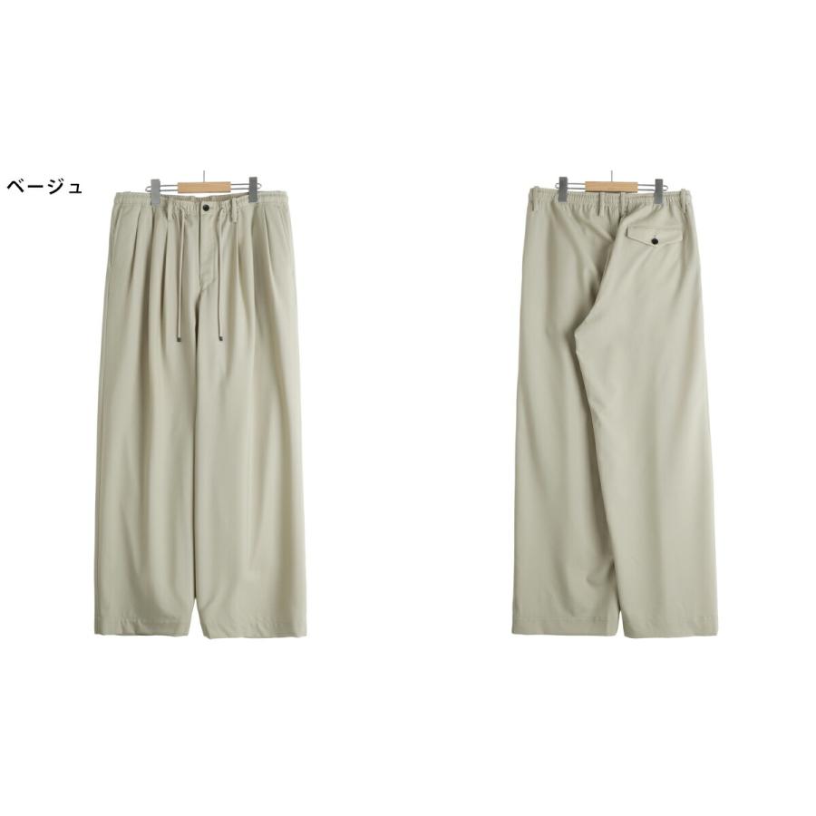 MARKAWARE / マーカウェア ： TRIPLE PLEATED EASY TROUSERS / 全3色 ： A26B04PT02Cの画像