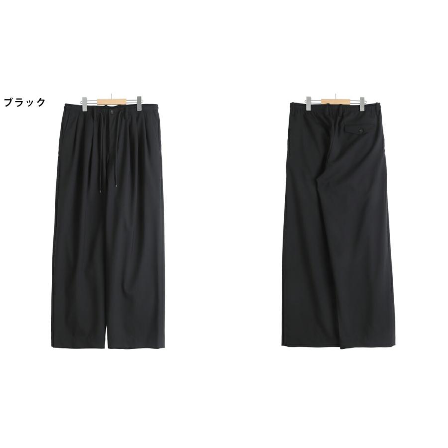 MARKAWARE / マーカウェア ： TRIPLE PLEATED EASY TROUSERS / 全3色 ： A26B04PT02Cの画像