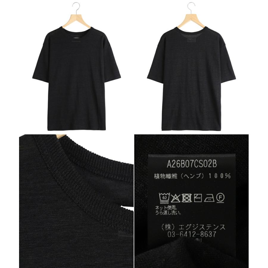 MARKAWARE / マーカウェア ： NEW RELAXED FIT TEE HEMP KNIT ： A26B07CS02B | markaware | 01