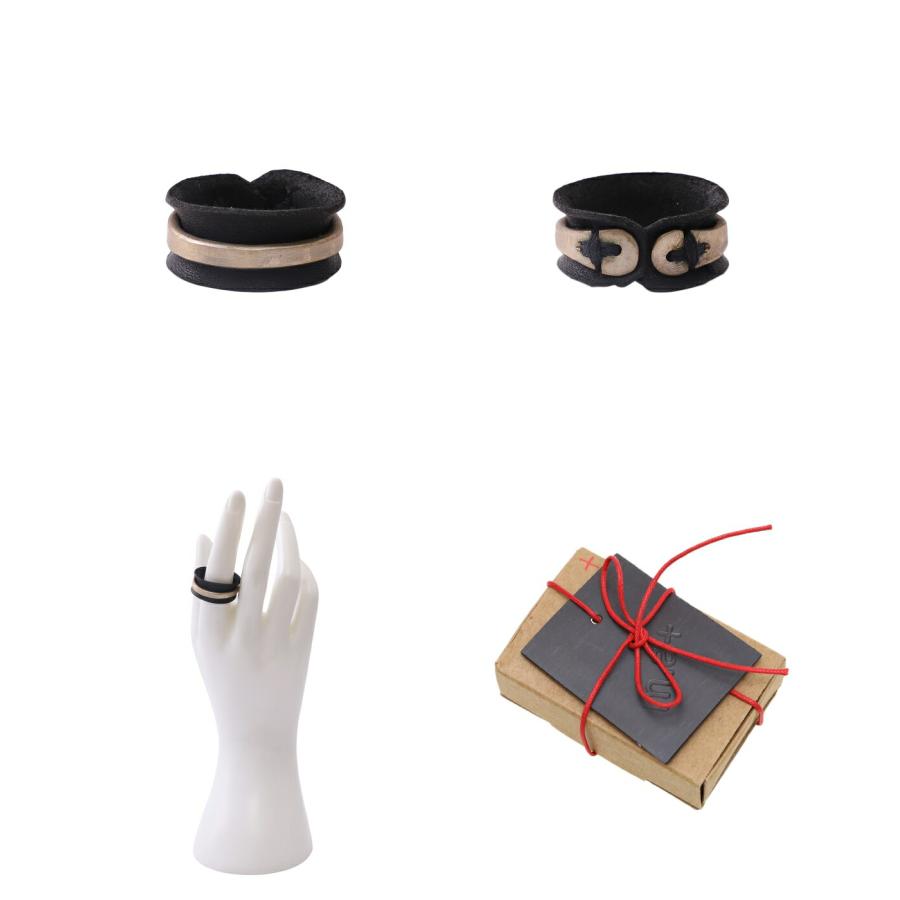 m.a+ エムエークロス silver leather ring m.a+ エムエークロス silver leather ring