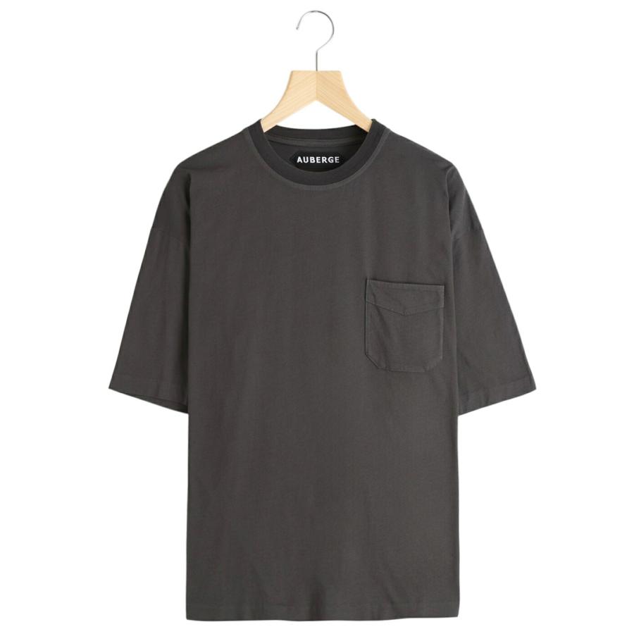 AUBERGEオーベルジュ ADANアダン ポケット無地tシャツ 42 AUBERGE（オーベルジュ） ： ADAN / 全2色 ： AU25S31[コンパクト