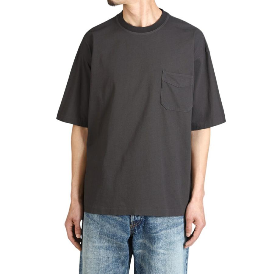 AUBERGEオーベルジュ ADANアダン ポケット無地tシャツ 42 AUBERGE（オーベルジュ） ： ADAN / 全2色 ： AU25S31[コンパクト