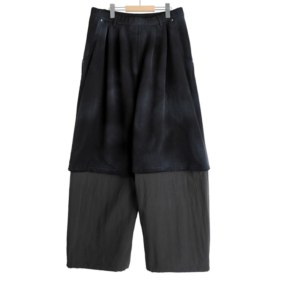 PASTOR NOVA / パストルノヴァ ： RAW EDGE DETACHABLE PANTS IV B1006