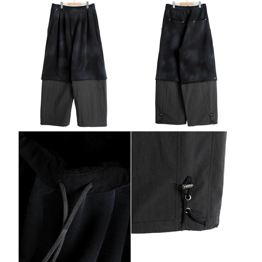 PASTOR NOVA / パストルノヴァ ： RAW EDGE DETACHABLE PANTS IV B1006