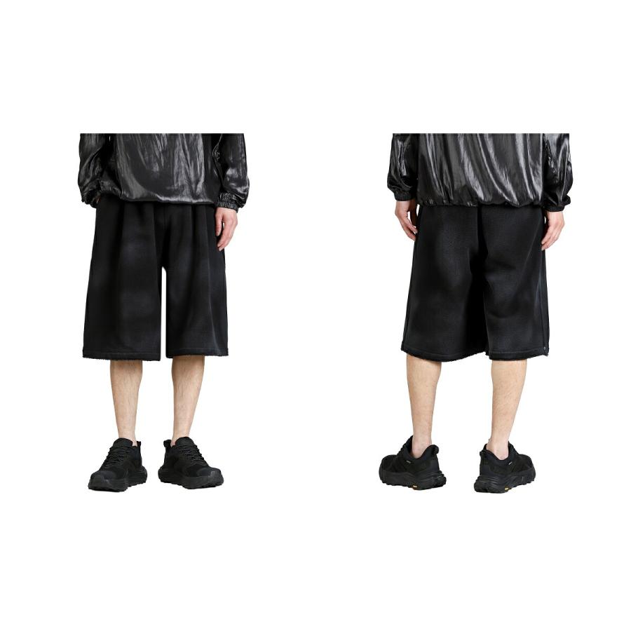PATOR NOVA ブラックワイドパンツ PASTOR NOVA / パストルノヴァ ： RAW EDGE DETACHABLE PANTS IV B1006