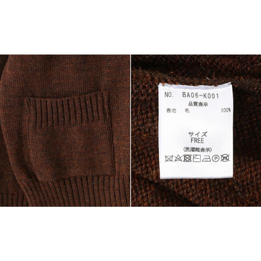 BALLAST ARK / バラストアーク ： BRITISH WOOL CARDIGAN / 全3色 ： BA06-K001｜arknets｜07