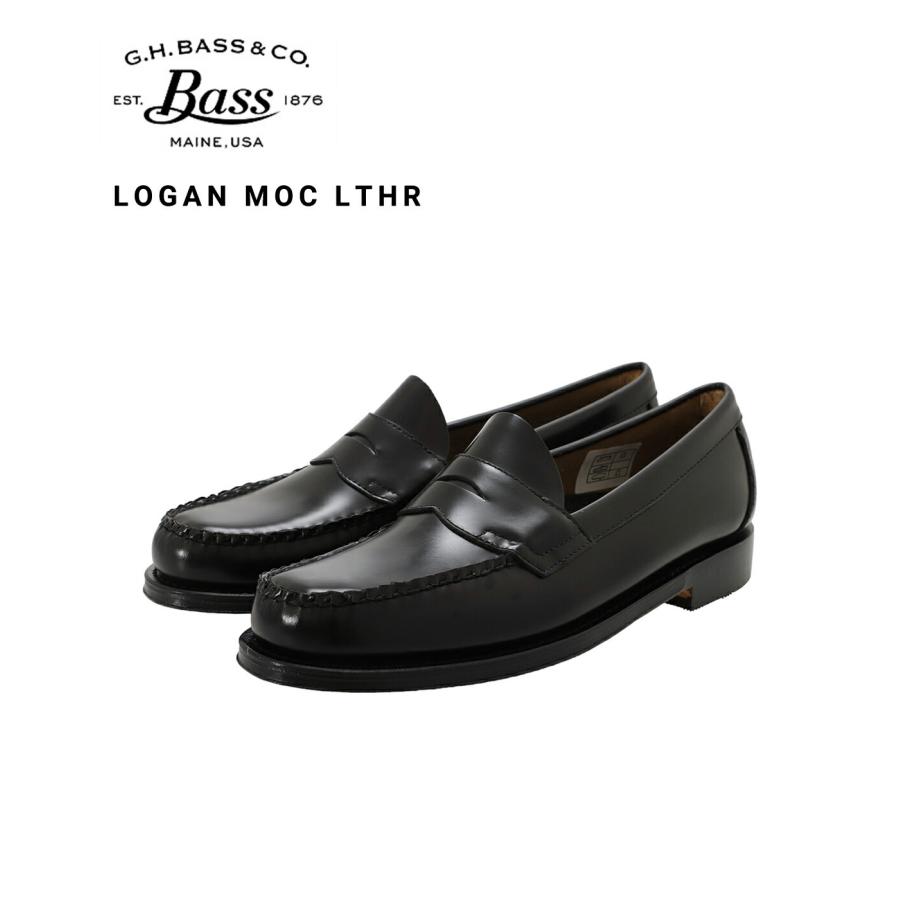 G.H.BASS/BA11035H/LOGAN/ローファー/39.5 ローファー | 11035H LOGAN / BLACK (LEATHER SOLE) - G.H.BASS