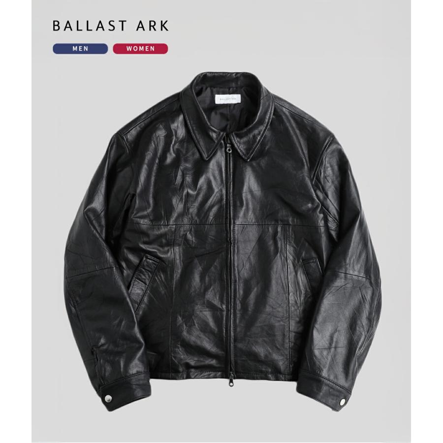 BALLAST ARK / バラストアーク ： Upcycled Cow Leather Jacket BA12