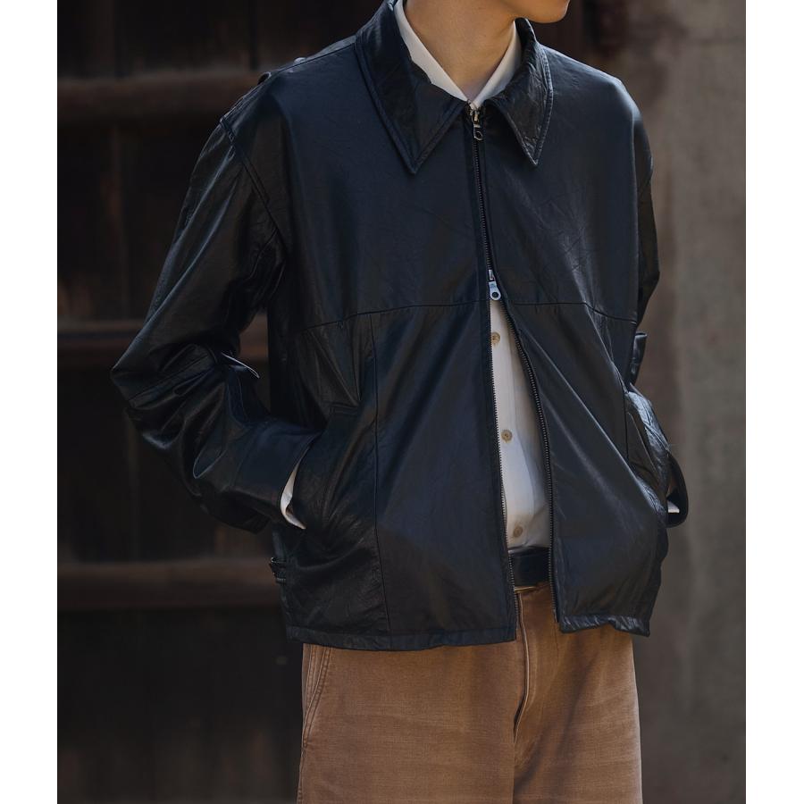 BALLAST ARK / バラストアーク ： Upcycled Cow Leather Jacket ： BA12-JK01の画像