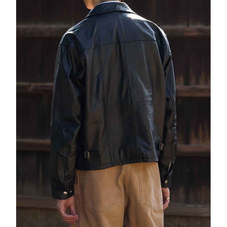 BALLAST ARK / バラストアーク ： Upcycled Cow Leather Jacket ： BA12-JK01の画像
