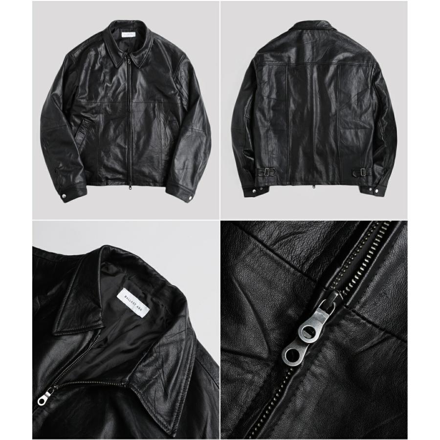 BALLAST ARK / バラストアーク ： Upcycled Cow Leather Jacket ： BA12-JK01の画像