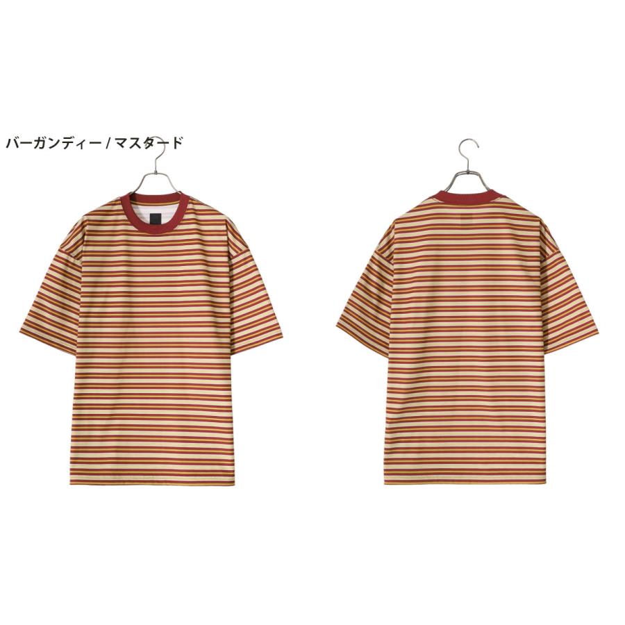 DAIWA PIER39 / ダイワ ピアサーティナイン ： TECH DRAWSTRING MULTI BORDER S/S TEE / 全3色 ： BE-35024｜arknets｜08