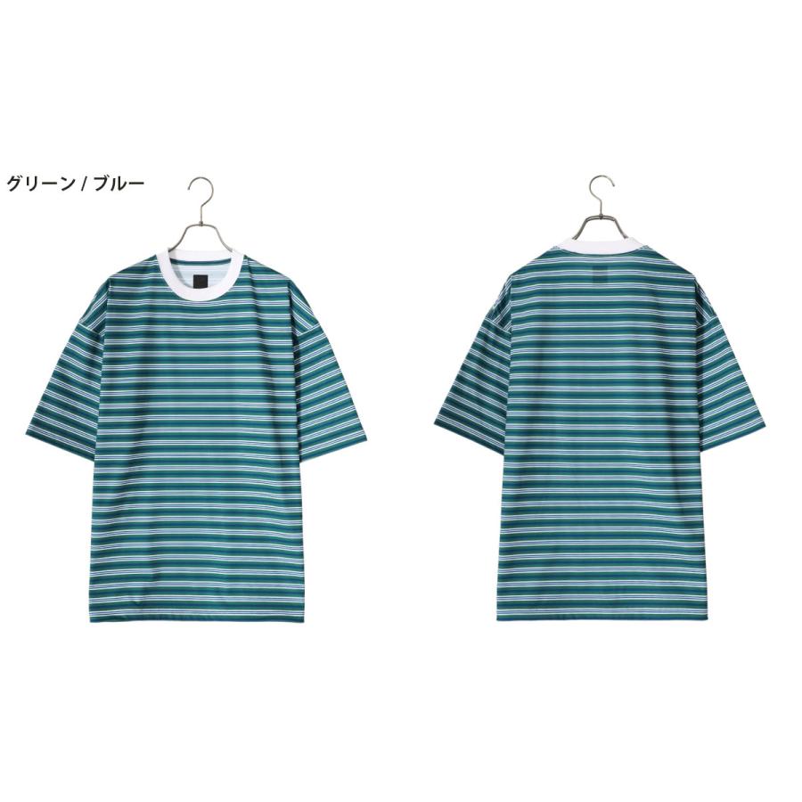 DAIWA PIER39 / ダイワ ピアサーティナイン ： TECH DRAWSTRING MULTI BORDER S/S TEE / 全3色 ： BE-35024｜arknets｜07