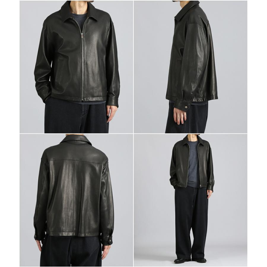 PORTER CLASSIC（ポータークラシック） ： LEATHER ZIP UP JACKET W