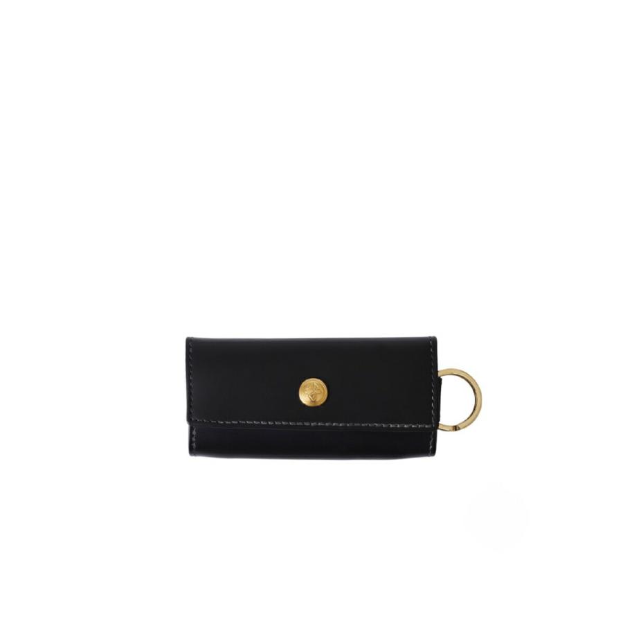 ゆうあゆまゆです【ETTINGER】エッティンガー✦ケース ✦ ETTINGER（エッティンガー） キーケース ブラック/パープル KEY CASE