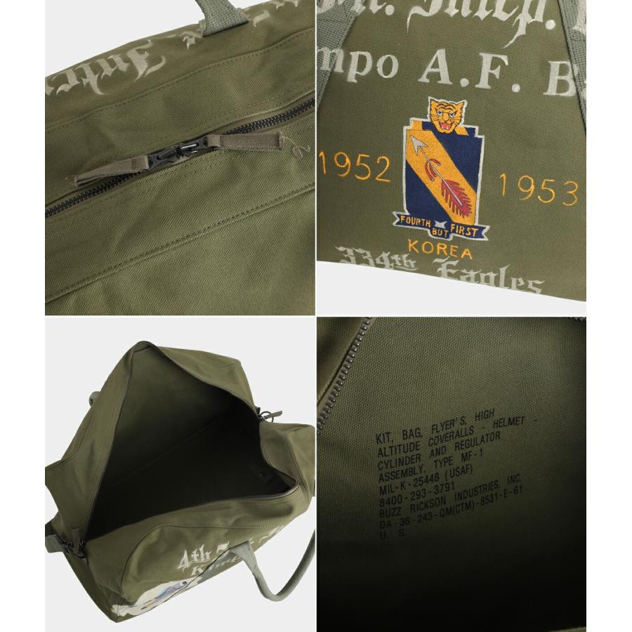 【P10倍】BUZZ RICKSON’S / バズリクソンズ ： TYPE MF-1 KIT BAG 334th FIGHTER SQ ： BR02826 | BUZZ RICKSON'S | 03