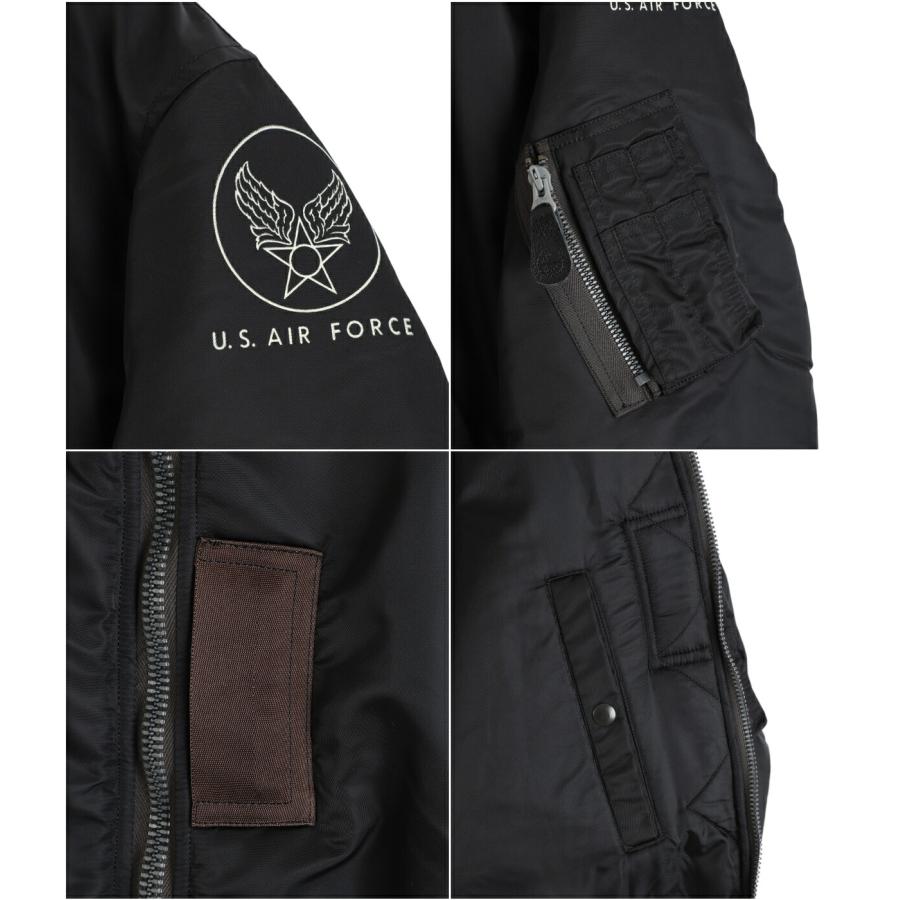 【P10倍】BUZZ RICKSON’S William gibson COLLECTION ： BLACK MA-1 Ist ALBERT TURNER & CO INC MODEL ： BR15414 | WILLIAM GIBSON | 03