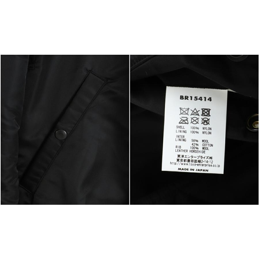 【P10倍】BUZZ RICKSON’S William gibson COLLECTION ： BLACK MA-1 Ist ALBERT TURNER & CO INC MODEL ： BR15414 | WILLIAM GIBSON | 04
