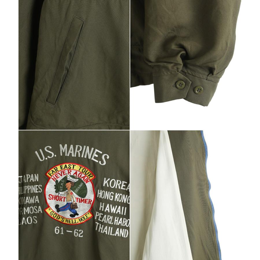 【P10倍】BUZZ RICKSON’S / バズリクソンズ ： TOUR JACKET TYPE A-10 GLOVE U.S. MARINE CORPS 3rd MARINE EXPEDITIONARY BRIGADE ： BR15715 | BUZZ RICKSON'S | 02