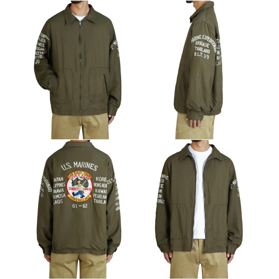 【P10倍】BUZZ RICKSON’S / バズリクソンズ ： TOUR JACKET TYPE A-10 GLOVE U.S. MARINE CORPS 3rd MARINE EXPEDITIONARY BRIGADE ： BR15715 | BUZZ RICKSON'S | 04