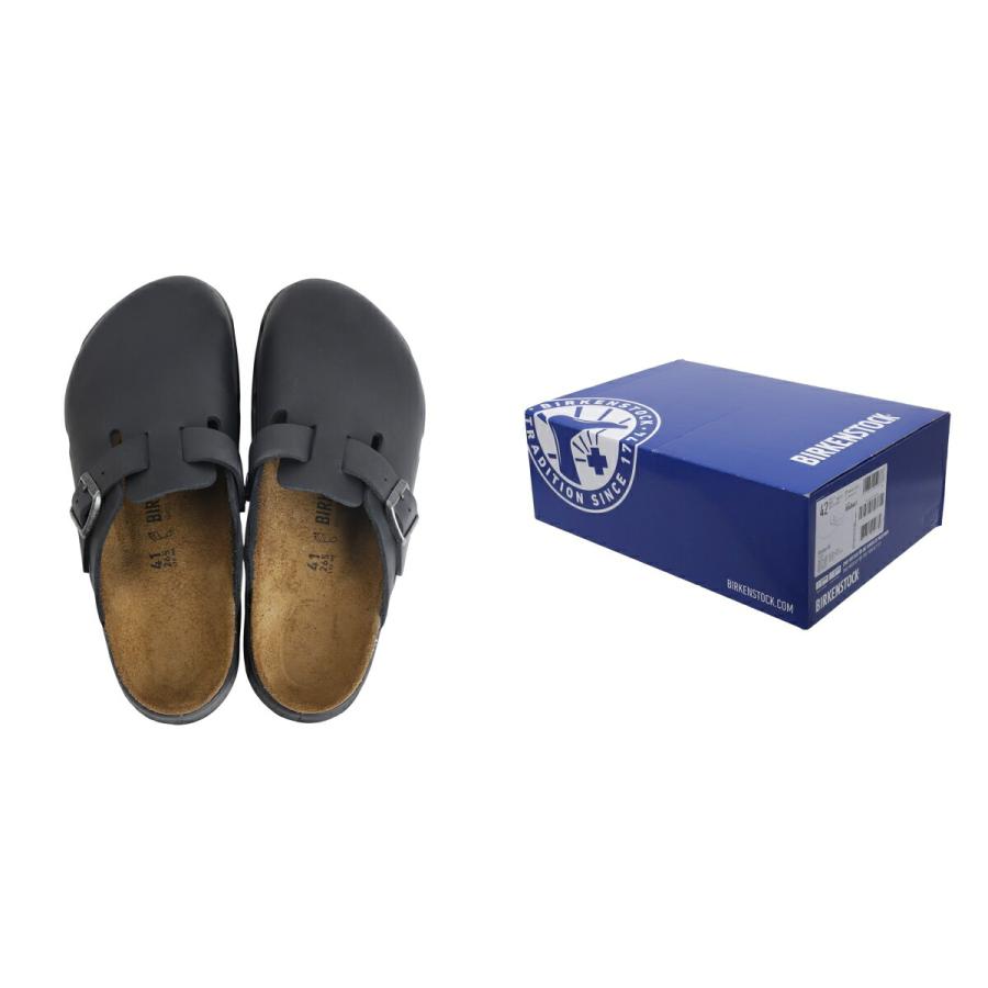 BIRKENSTOCK /ビルケンシュトック ： Boston CT LEOI Black(レギュラー) ： BST-1029568の画像