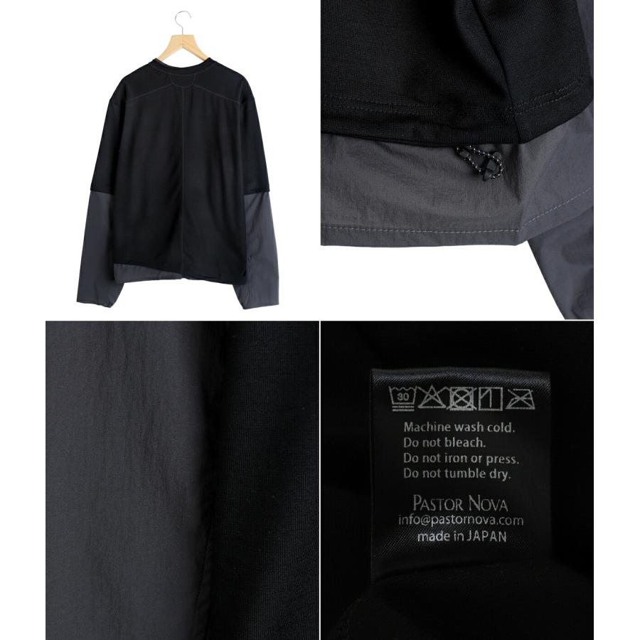 PASTOR NOVA / パストルノヴァ ： FAKE LAYERED L/S TEE C1003-AD