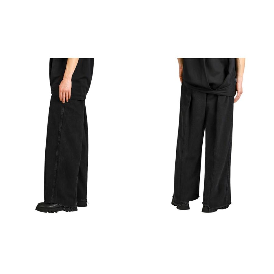 パンツ 77circa Wide Denim Pants レディース】circa make fringe denim pants[span100] | 77circa