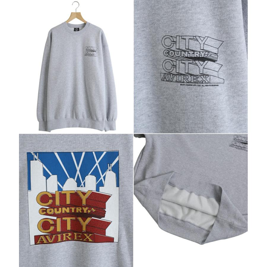 【15%OFF】CITY COUNTRY CITY / シティー カントリー シティー ： CITY COUNTRY CITY x AVIREX_SWEAT SHIRT ： CCC-253C006 | CITY COUNTRY CITY | 02