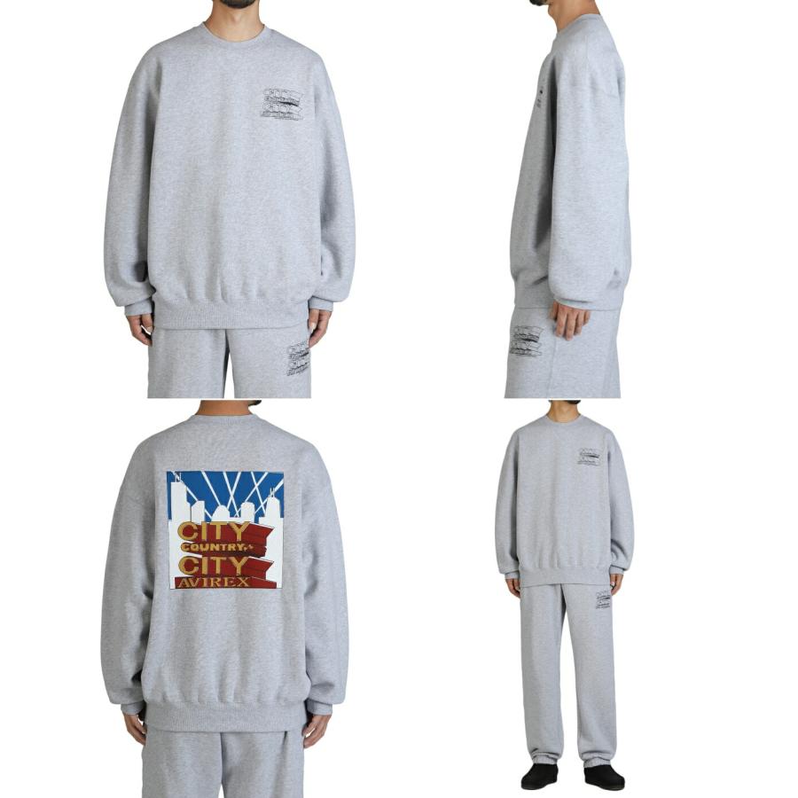 【15%OFF】CITY COUNTRY CITY / シティー カントリー シティー ： CITY COUNTRY CITY x AVIREX_SWEAT SHIRT ： CCC-253C006 | CITY COUNTRY CITY | 04