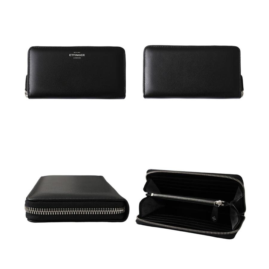 ETTINGER（エッティンガー） ： Large Zip-Around Purse w. Metal Zip