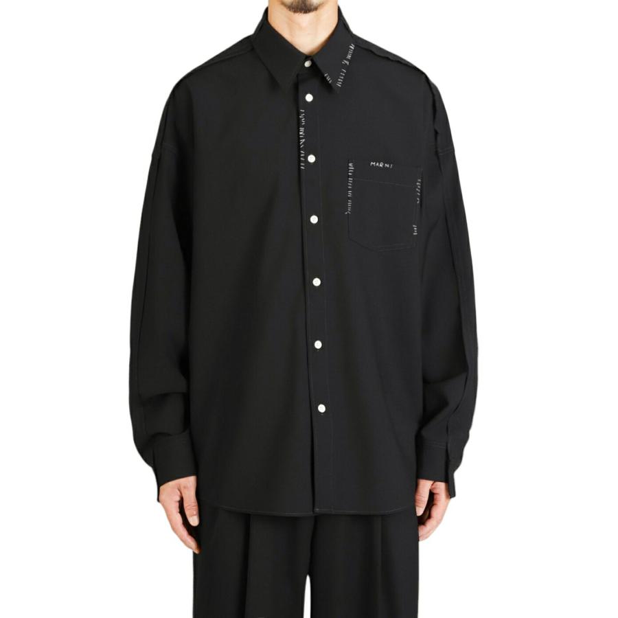 【15%OFF】MARNI / マルニ ： POLYESTER WOOL STITCH SHIRT ： CUMU0278S1-UTP771の画像