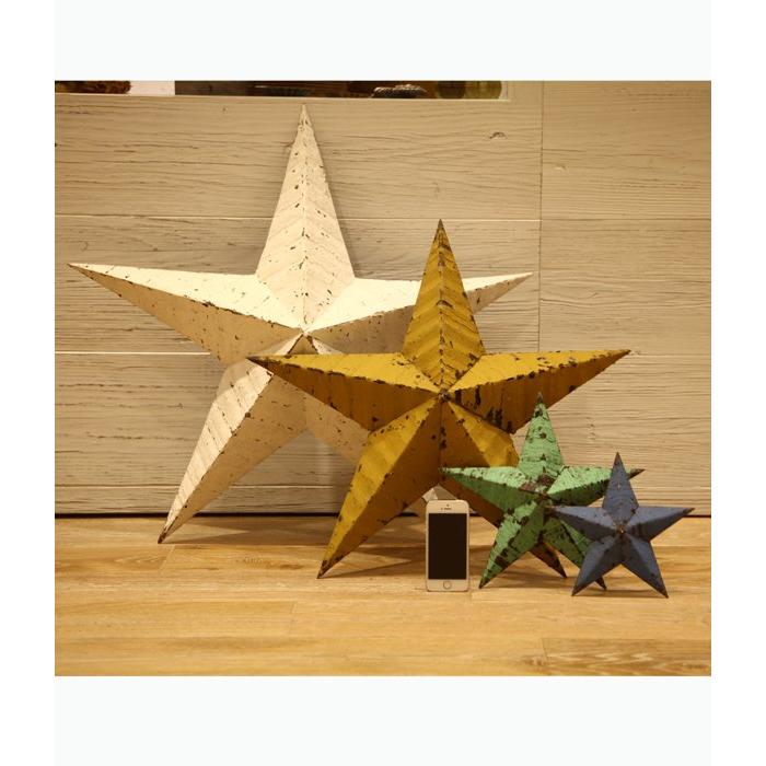 Tin Barn Star / ティンバーンスター ： Handmade Tin stars 8inch