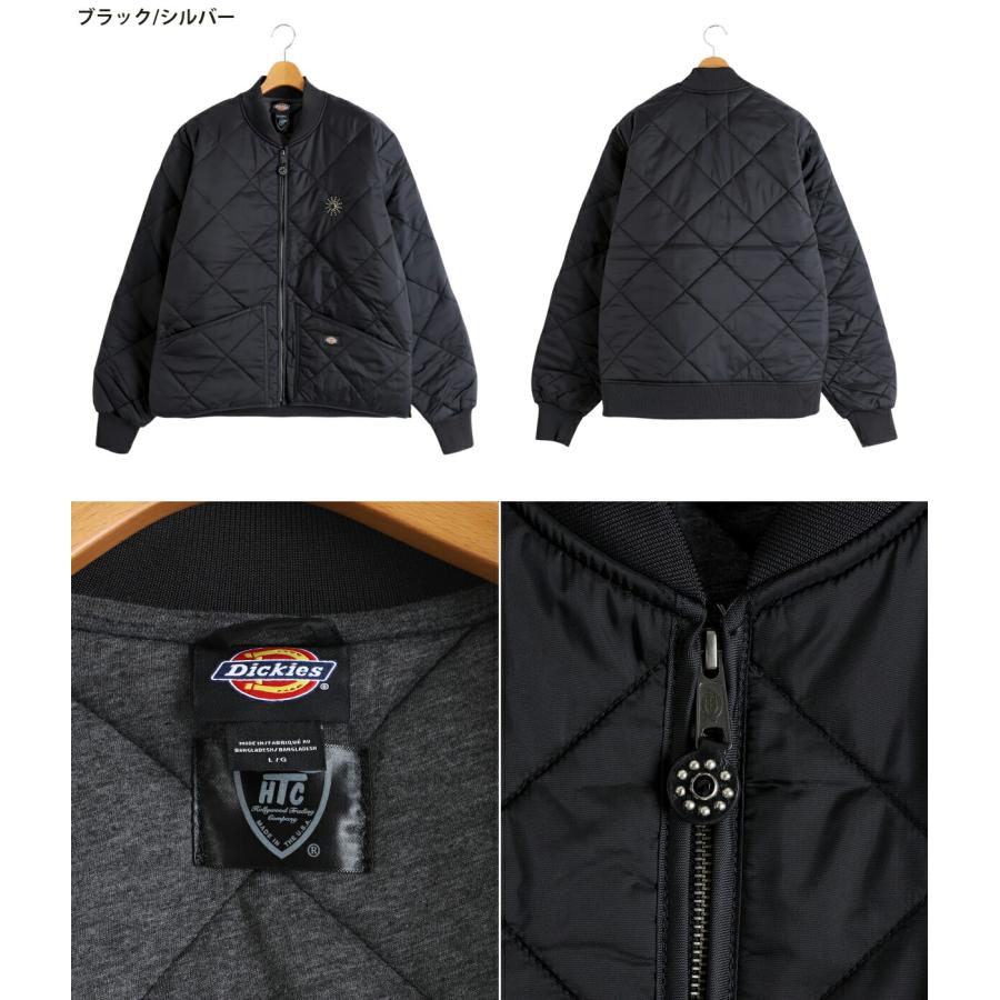 HTC / エイチティーシー ： DICKIES DIAMOND QUILT JACKET STARBURST STONE / 全2色 ： DICKIES-STARBURSTの画像