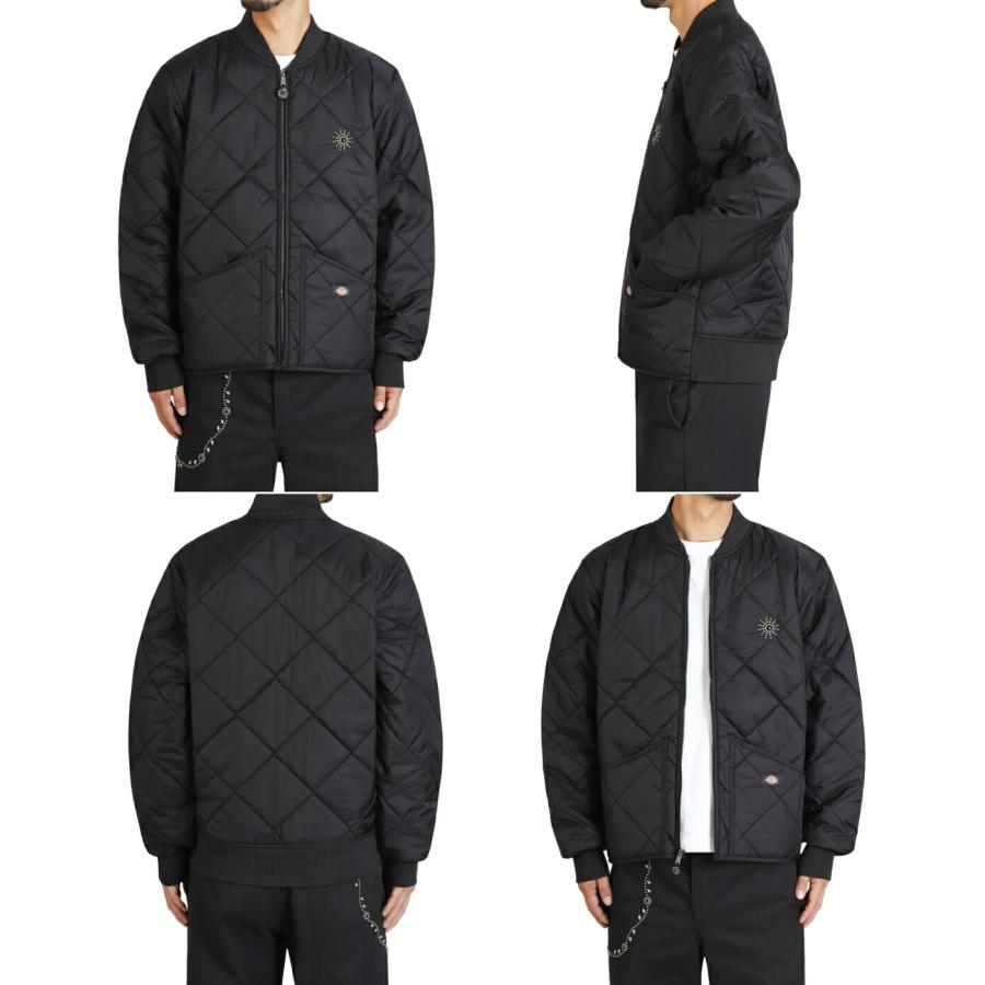 HTC / エイチティーシー ： DICKIES DIAMOND QUILT JACKET STARBURST STONE / 全2色 ： DICKIES-STARBURSTの画像