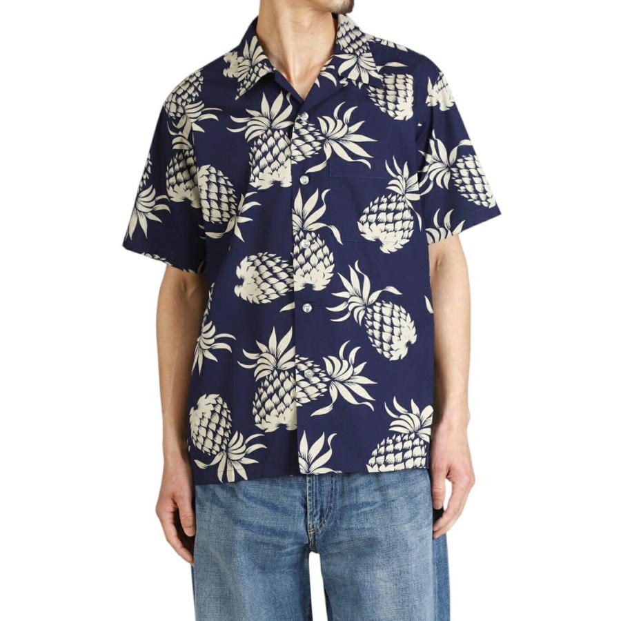 DUKE KAHANAMOKU / デューク カハナモク ： S/S COTTON OPEN SHIRT DUKE’S PINEAPPLE / 全2色 ： DK37811 | DUKE KAHANAMOKU | 04