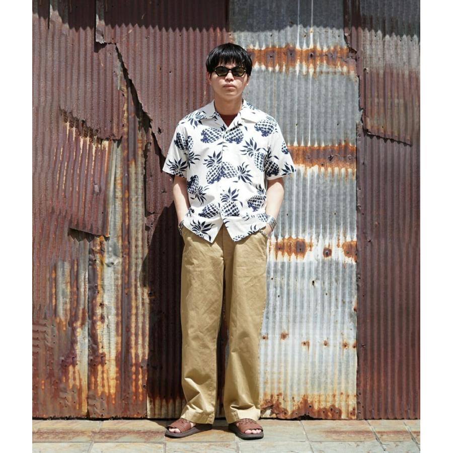 DUKE KAHANAMOKU / デューク カハナモク ： S/S COTTON OPEN SHIRT DUKE’S PINEAPPLE / 全2色 ： DK37811 | DUKE KAHANAMOKU | 07