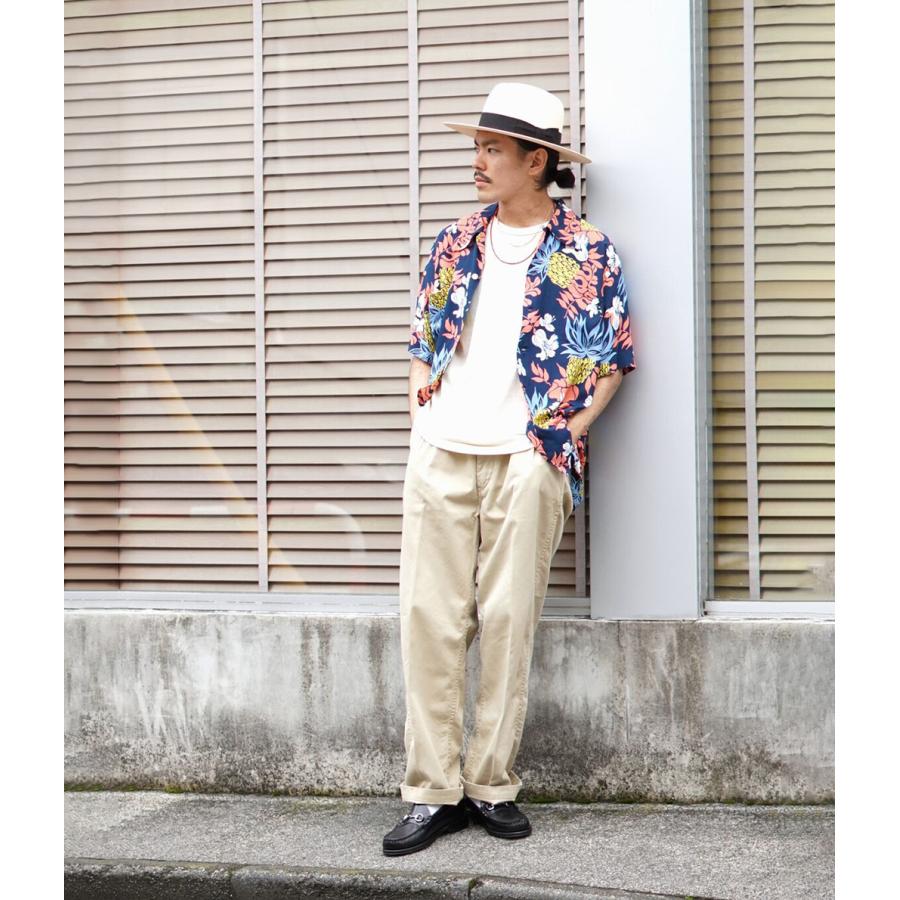 DUKE KAHANAMOKU / デューク カハナモク ： S/S RAYON HAWAIIAN SHIRT “THE GRACE OF ISLAND” / 全2色 ： DK39044 